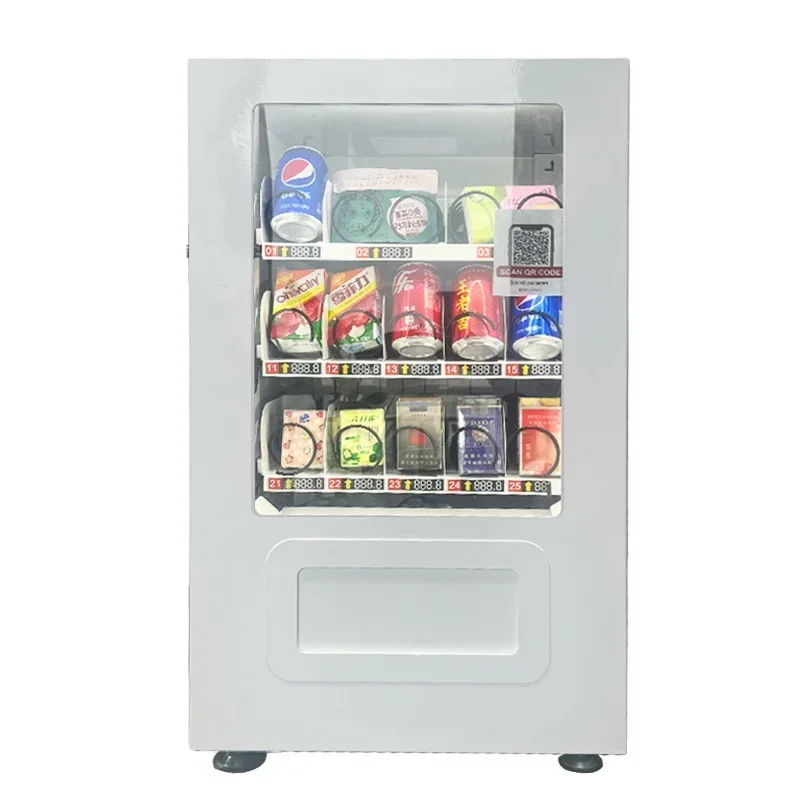 QR Code Supported Large Capacity Small Desktop Vending Machine for Beverage Snack Self Service Retail