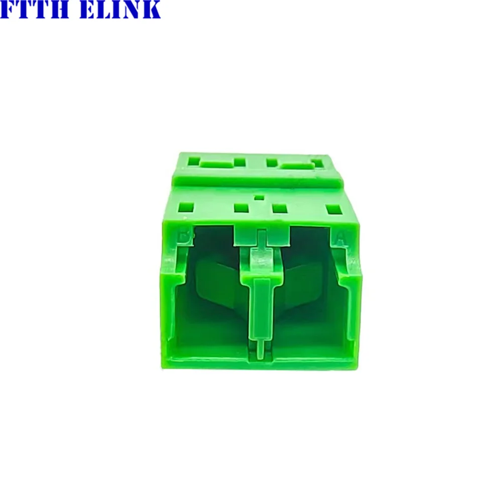 Дуплексный адаптер LC со встроенной перегородкой, бесфланцевый LC, APC, OM3, OM4, карта вверх-вниз, SM, оптоволоконный разъем, 200 шт.