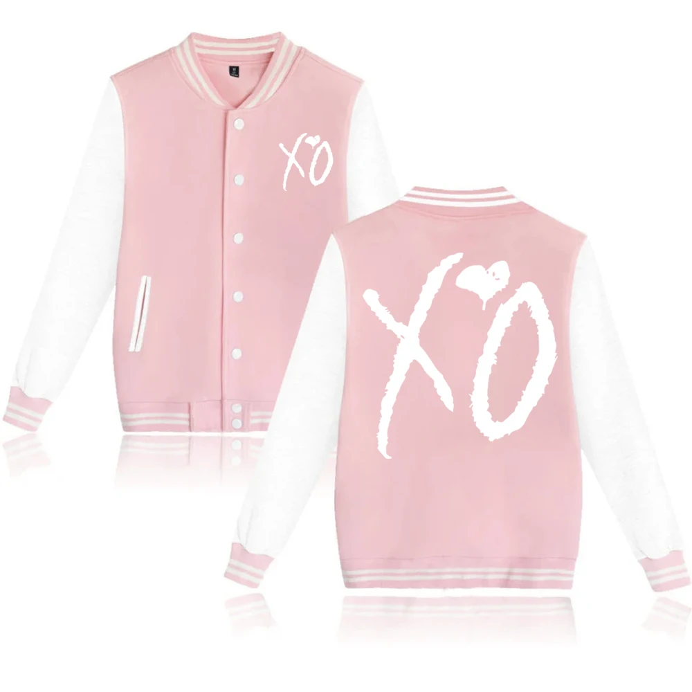 The weeknd XO เสื้อแจ็กเก็ตมีฮู้ด The weeknd The Host Music sweatshirt แขนยาวชุดเบสบอล unisex