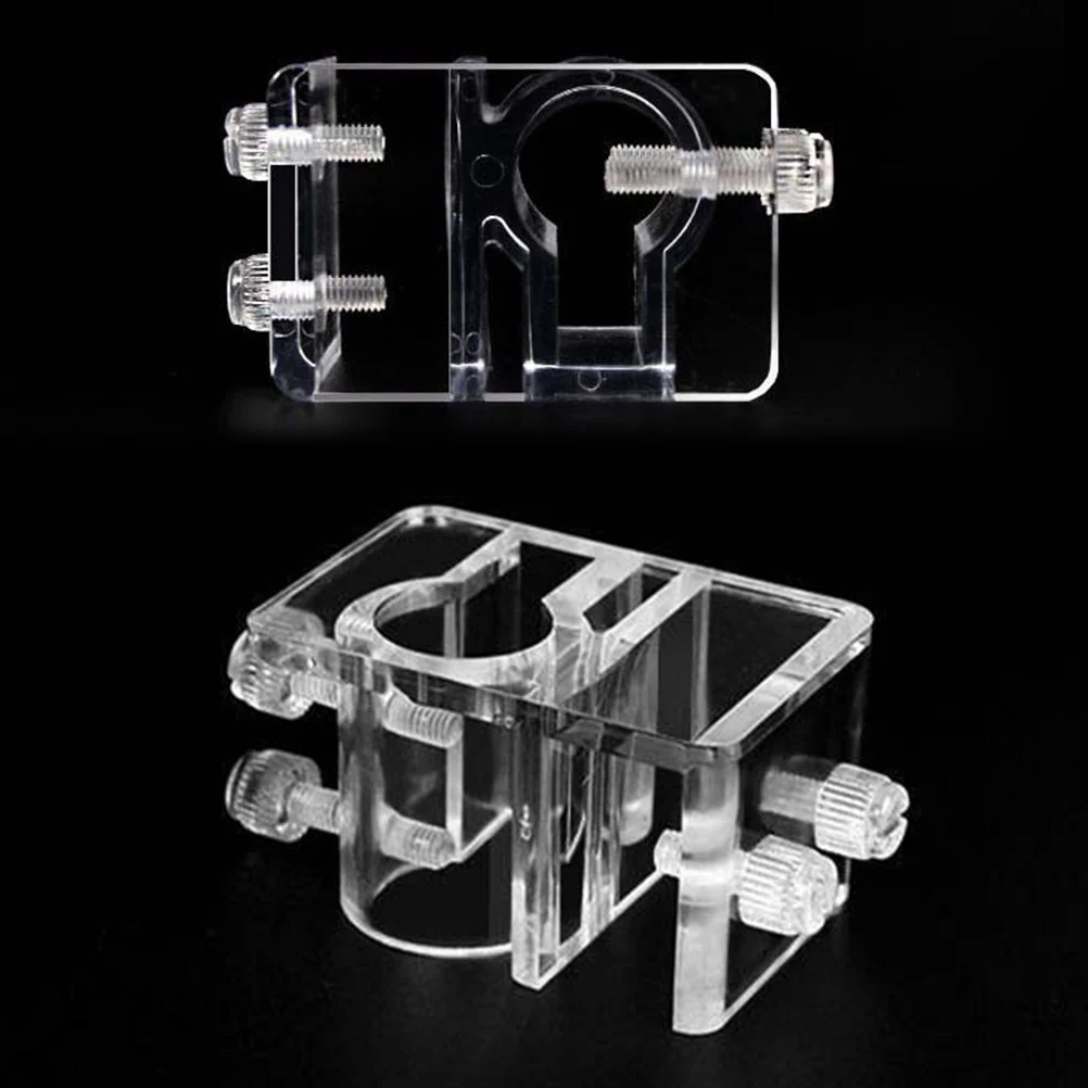 

Acrylic Fish Tank Water Pipe Holder 6X3.5X4Cm No Suction Needed Adjustable Clamp Aquarium Fixed Clip Pet Supplies