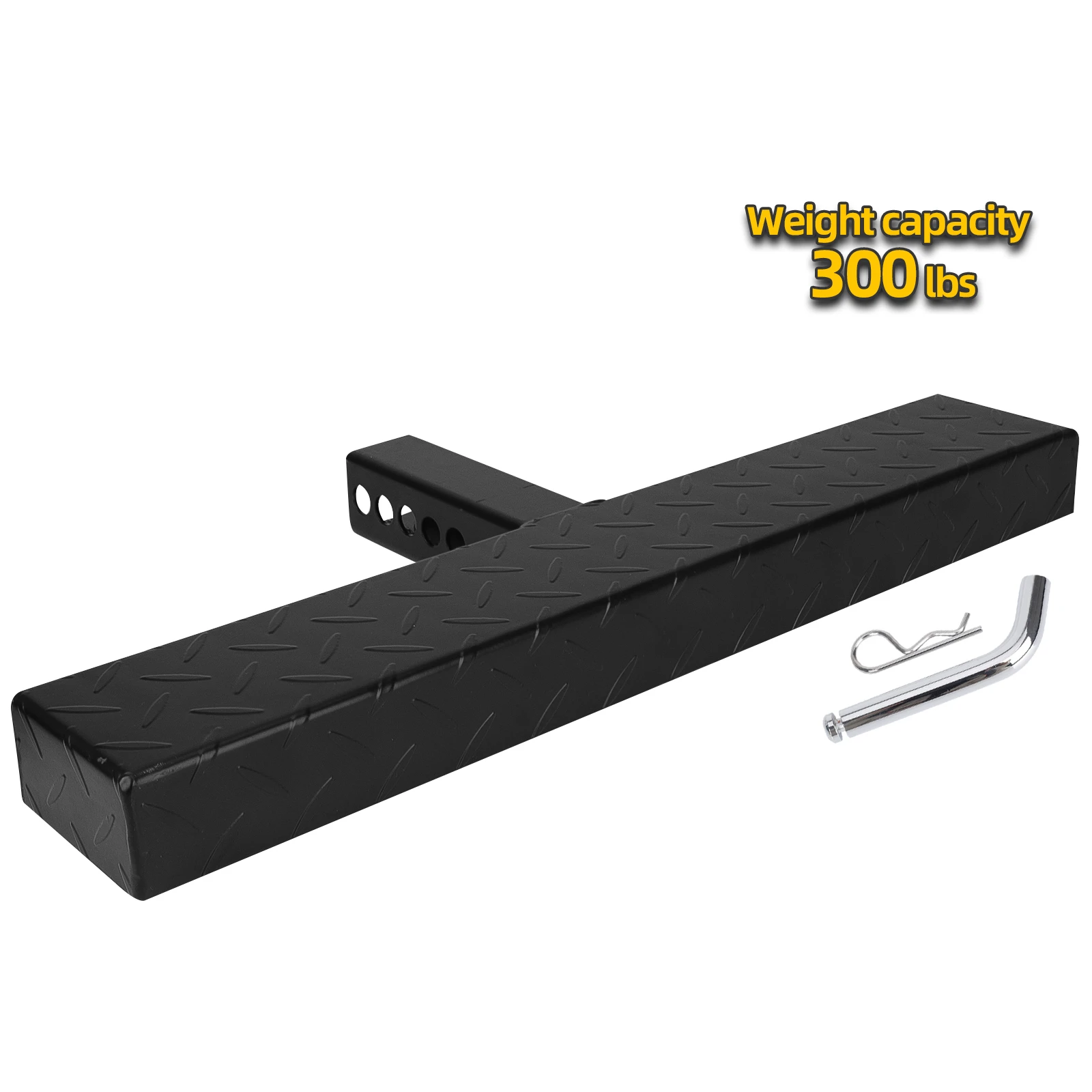 

Fits 2 Inch Receivers Hitch Step Anti Slip and Rust Towing Bumper Guard 60CM Hitch Steps for Cars SUV Trucks Pickups