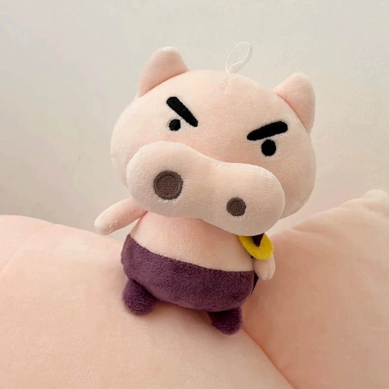 12CM Kawaii dessin animé Simulation Anime grand nez cochon en peluche Animal en peluche poupée enfants cochon main poupée Festival cadeau