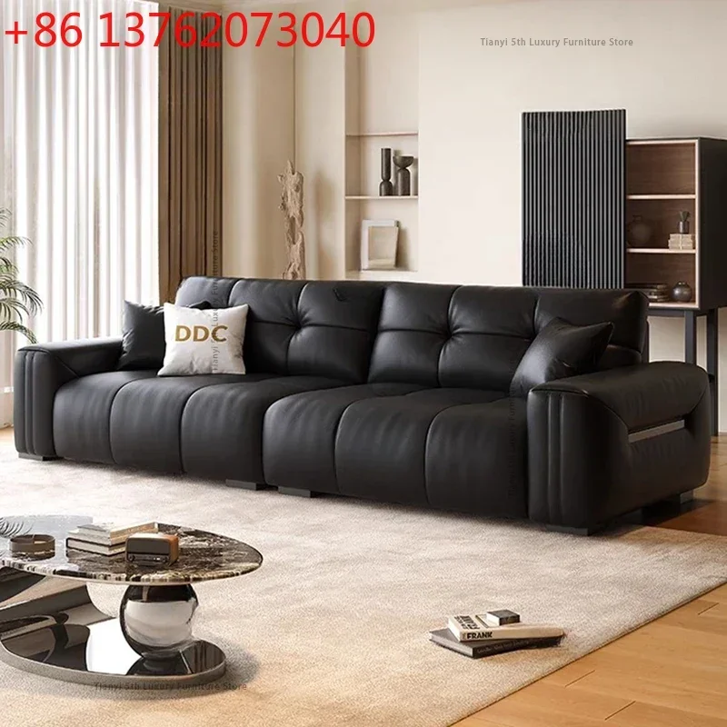 Italian Minimalism Sectional Living Room Sofa Modern Smart Dermis Reclining Sofas Bed Lazy Pufflazy Home Furniture