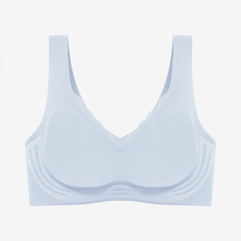 Bra For Women With Large Breasts And Small Breasts Push-up Bra Without Underwire Beauty Vest Ice Silk Cool Bra Cover