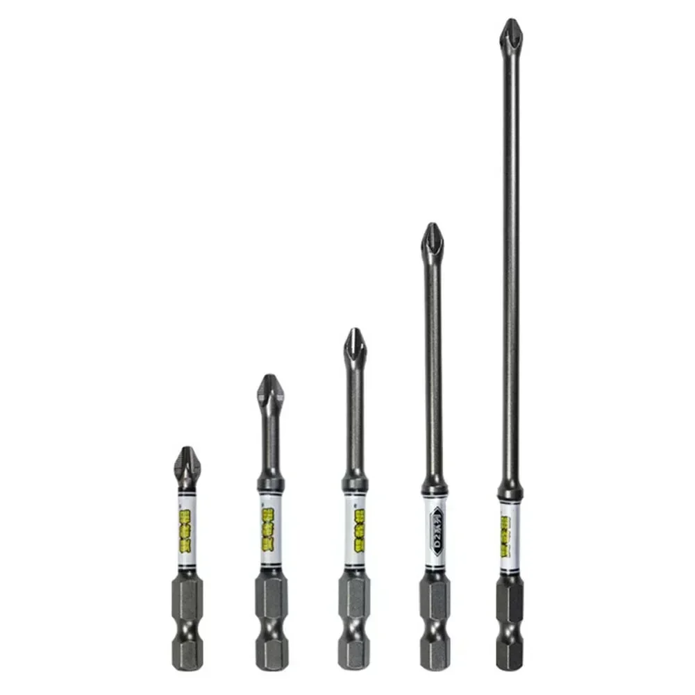 

1pc Cross Screwdriver Bit Non-Slip Magnetic Household Driver Screw 1/4 Inch Hex Shank Electric Screwdriver Bit Tool 50-150mm