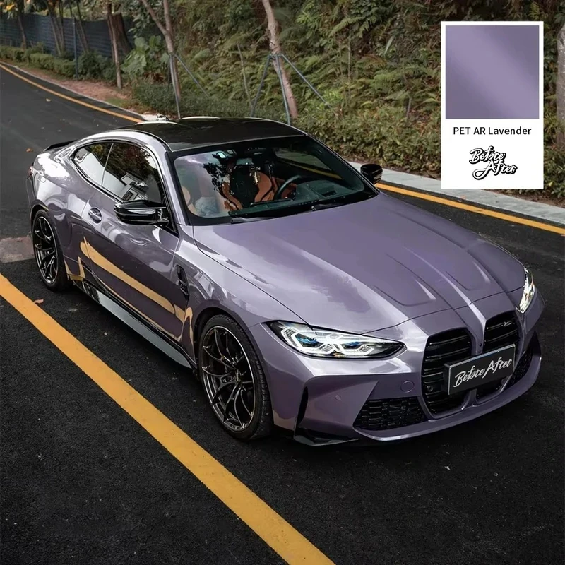 1.52M*17M  Lavender Purple Car Wrap Vinyl Stickers