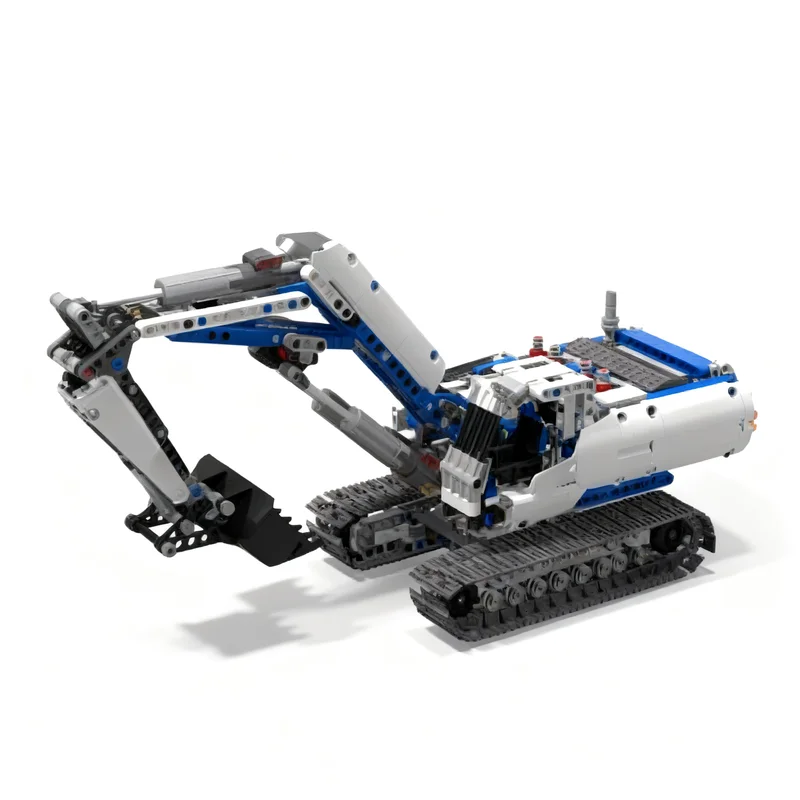 

1018PCS MOC Technology Excavator Truck Model DIY Creative Ideas Technical Child Toy Assembly Puzzle Gift Birthday Custom Kids