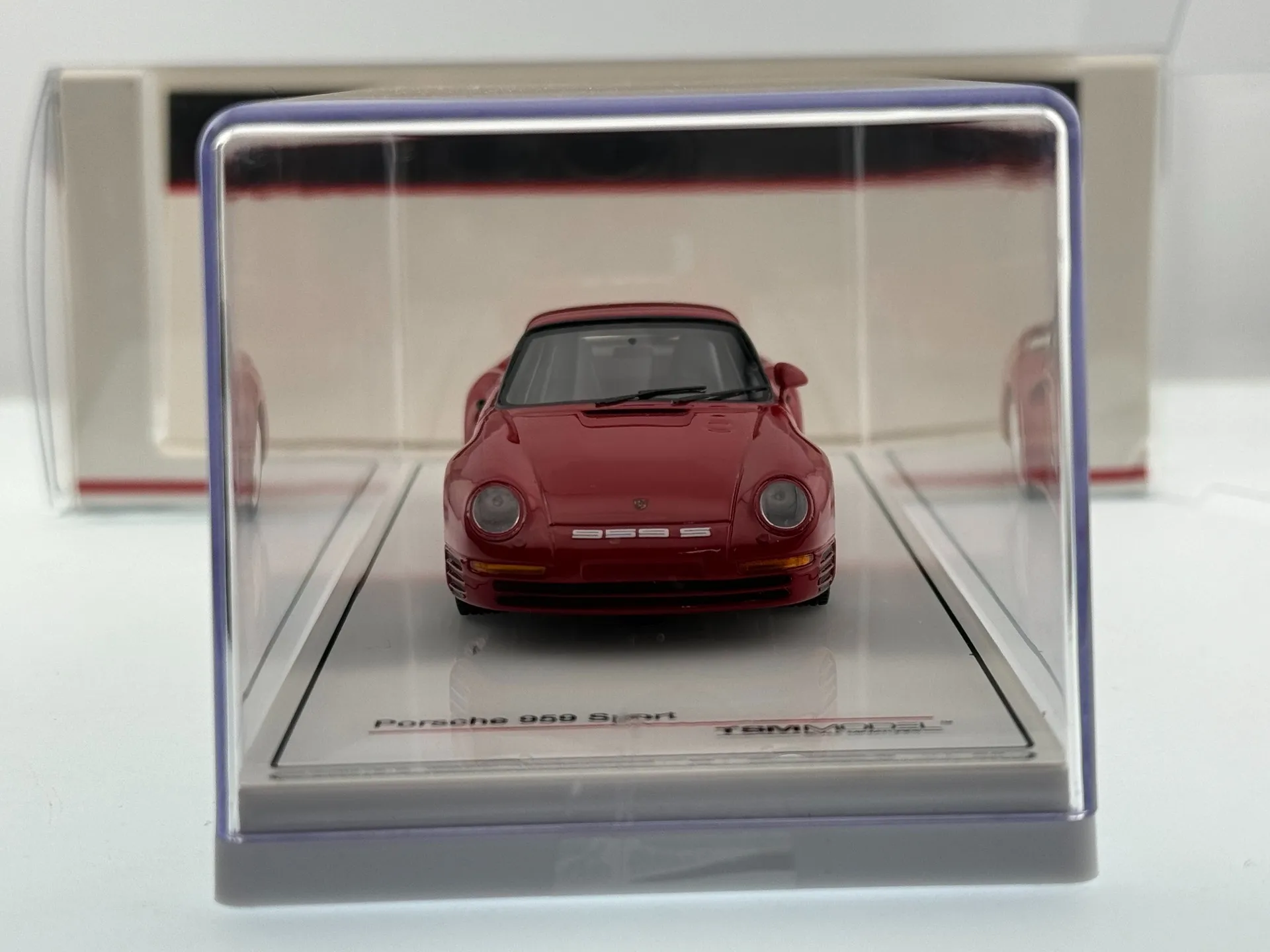 Diecast TSM, Maßstab 1:43 Porsche 959, Sport-Harz-Automodell, Sammlerstück, Spielzeug, Geschenk, Souvenir, Display-Ornament