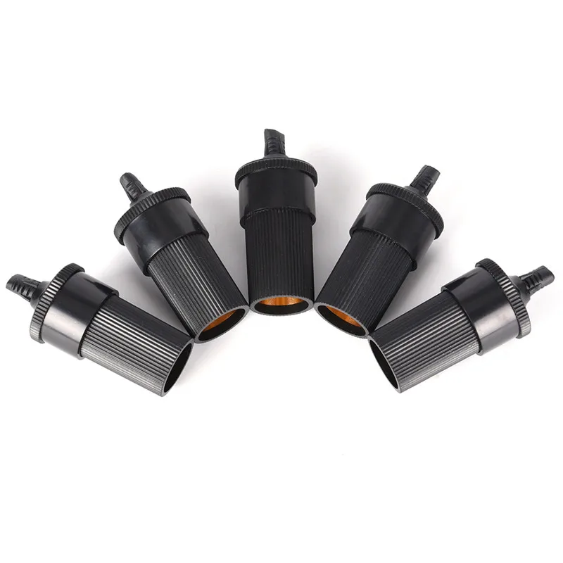 

5pcs Car Cigar Cigarette Lighter Female Inline Socket Plug Adapter Connector