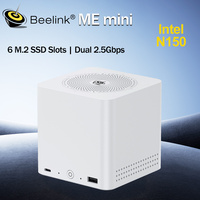 Beelink ME Mini Home Storage Device NAS Intel Twin Lake N150 LPDDR5 4800MHz 12G RAM 2T SSD NAS WiFi6 2.5Lan Mini PC Computer