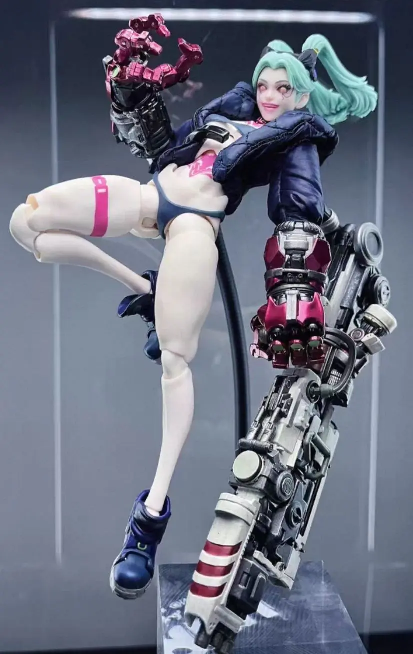 

In-stock Genuine ROMANKEY Gun Girl Rebecca 1/12 Action Figure Model Collectible Gift