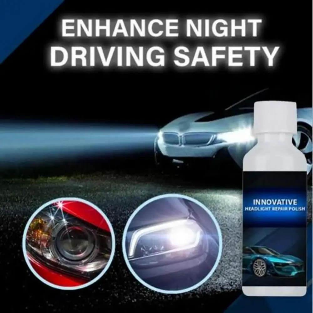 1~5PCS Headlight Renewal Polish Car Repair Fluid Car Headlight Repair Refurbishment Liquid Auto Light Repair Agent Fast Delivery