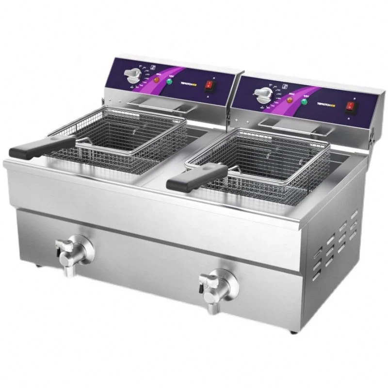 Commercial Large Capacity Deep-frying Electromechanical Fryer Intelligent Constant Temperature Fryer Electromechanical Fryer