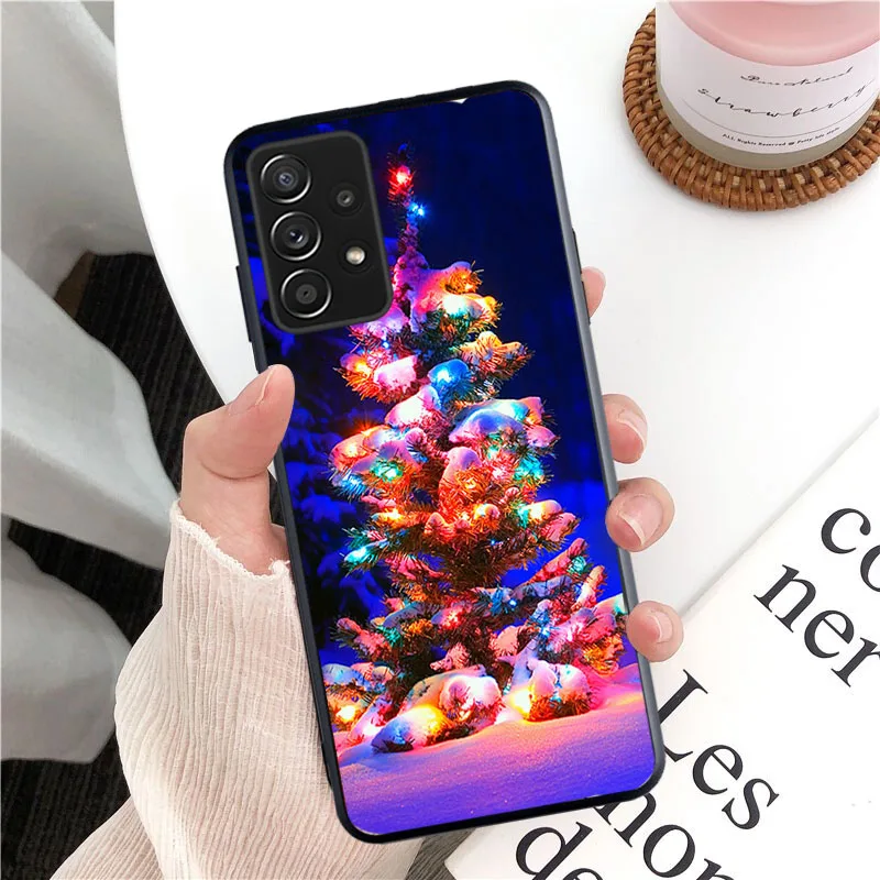 Christmas Tree New Year Phone Case for Samsung Galaxy A35 A55 A54 A15 A25 A05s A05 A22 A24 A52 A33 A34 M34 M14 M54 M23