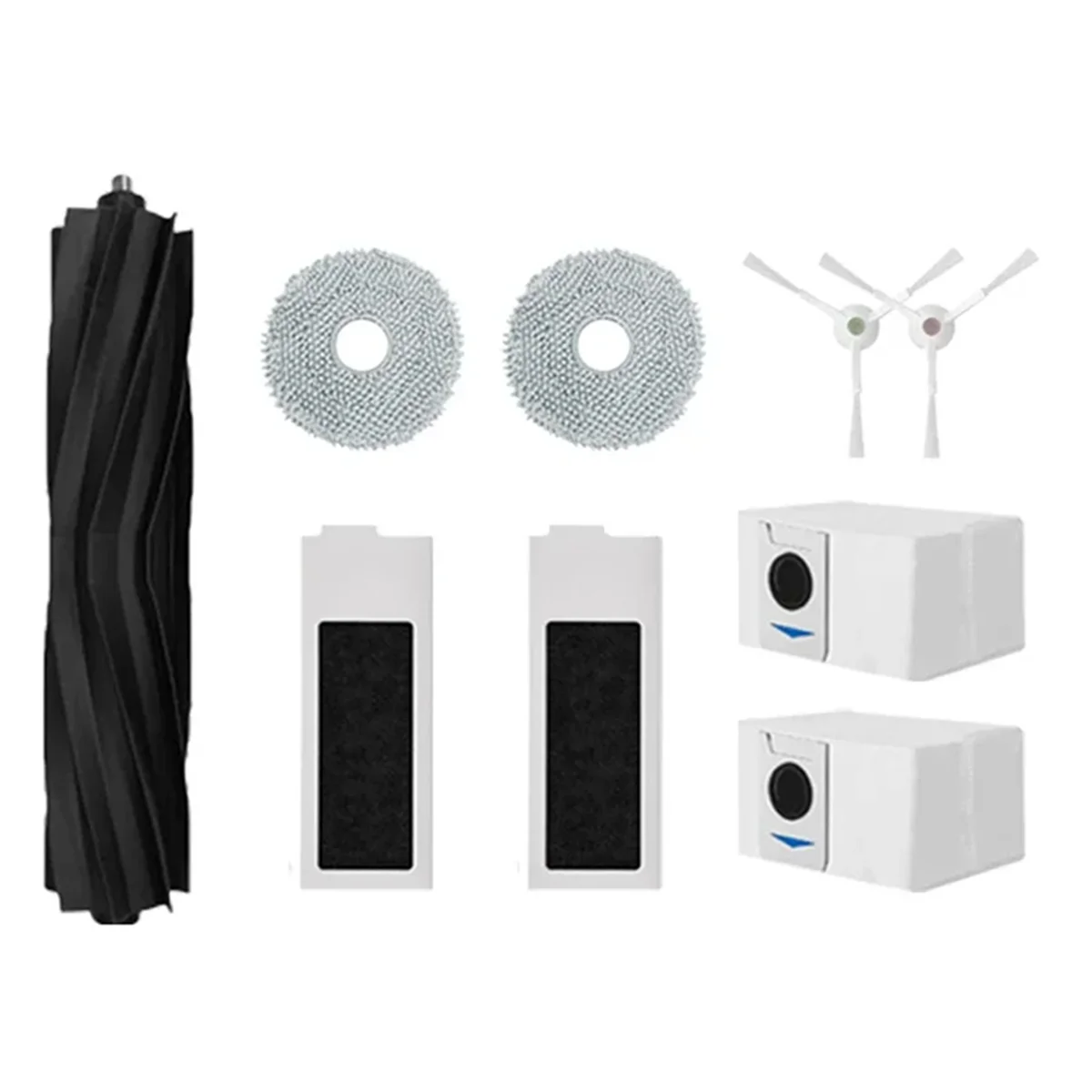 ل Ecovacs Deebot T20 OMNI T20e T20 Pro جهاز آلي لتنظيف الأتربة فرشاة جانبية رئيسية فلتر Hepa ممسحة القماش أكياس الغبار أجزاء