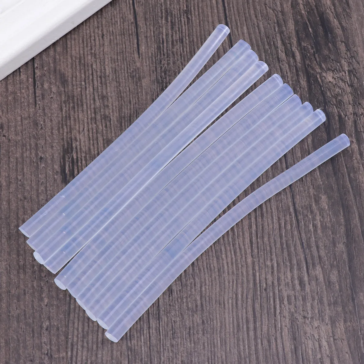 

10 шт. термоклеевых стержней, прозрачные белые, 7x150 мм, с сильным клеевым слоем, гибкие, для ремонта, рукоделия и DIY-проектов