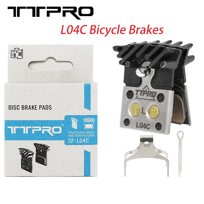 

TTPRO 2//4PCS L04C Disc Brake Pads for Road MTB Bike Mental with Fin for Deore XT SLX R9150 R8050 R7100 Di2 R7000 4700 GRX Part