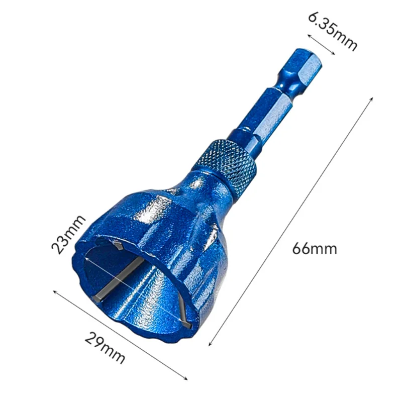 AA63 HOT 2PCS Vite Sbavatura Smusso Cilindrico Smussatura Coltello Vite Riparatore Filettatura Taglio Angolo Bullone Strumento di Riparazione