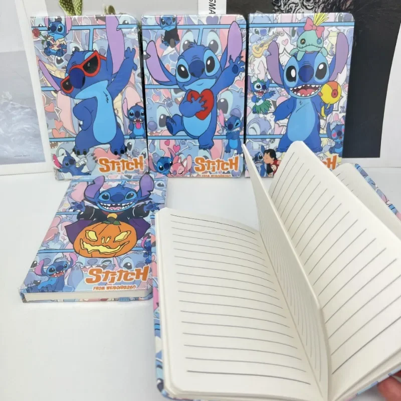 

Disney Stitch Portable A6 Hand Account Book Cartoon Anime Cute Memo Pad Notebook Kawaii Stationery School Supplies Gifts Prize