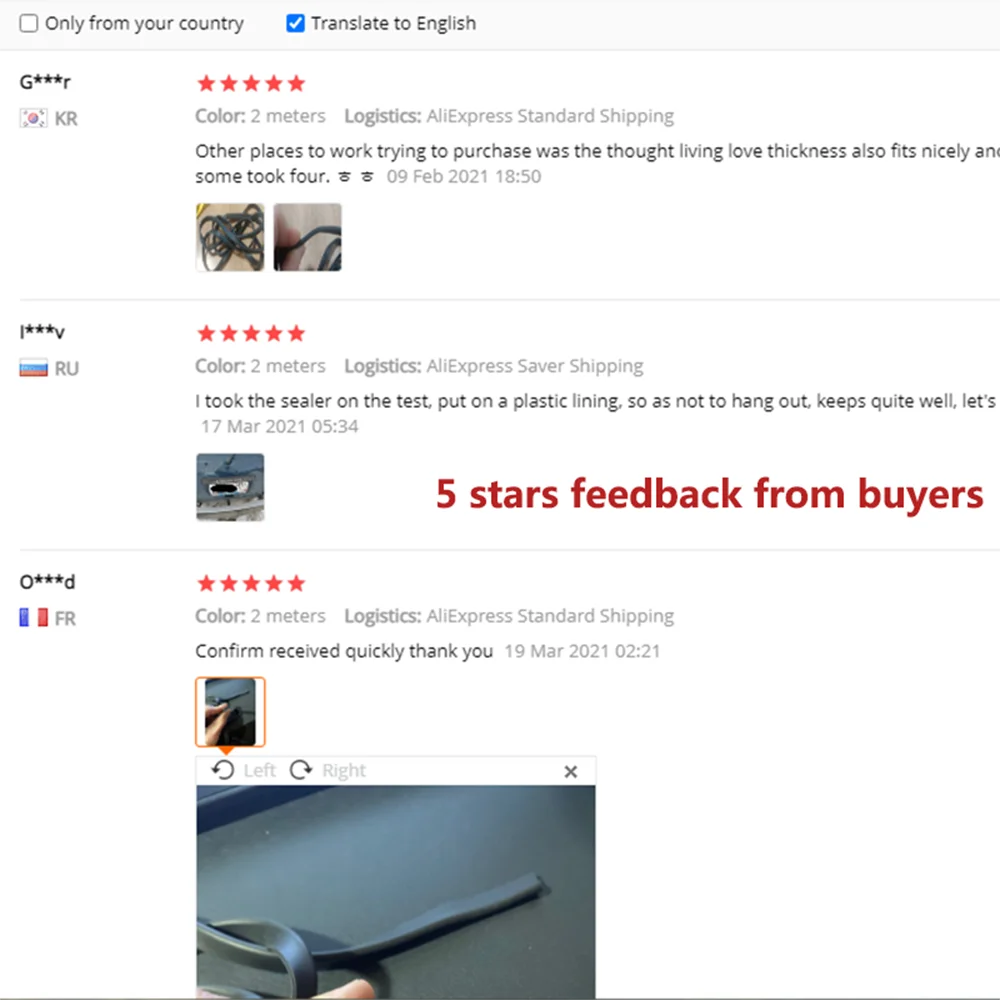 Shaped U Door seal strip Car rubber strip adhesive Anti-Dust car soundproofing Car Seal 1-8 meters For Auto Seals Rubber Strip