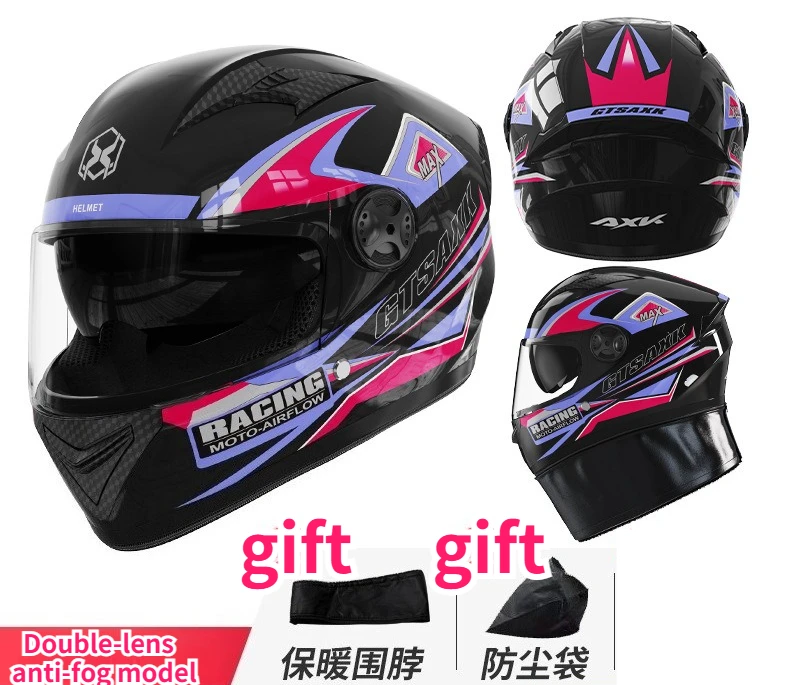 

Motorcycle Helmet Full Face Helmet Men Women ABS Shell Motorbike Racing Helmet Cascos Para Moto ECE DOT 54-61CM오토바이 헬멧
