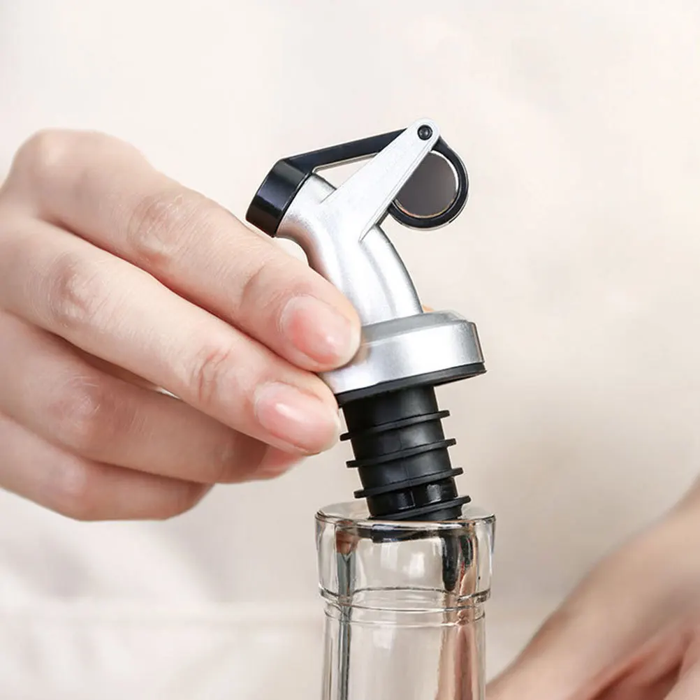 

4Pcs Bottle Dispenser Spout for Oil and Liquid Control Airtight Seal Replaceable Stopper Portable Pour Spouts Kitchen