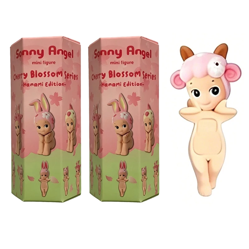 Sunshine Angel Blind Box Spielzeug Kirschblüten-Serie Mini-Anime-Figuren Sammlermodelle Ornamente Paargeschenke Geburtstagsgeschenk