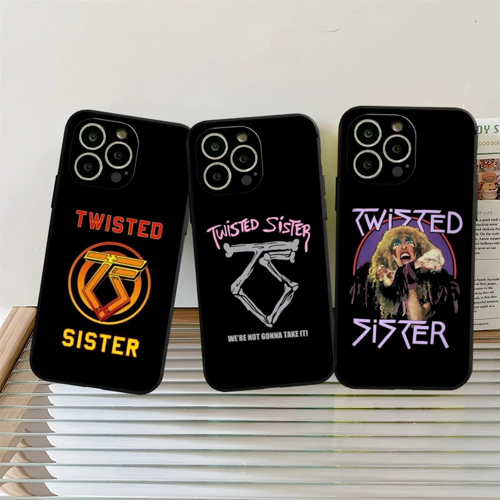 Twisted Sisters Phone Case Fundas for iphone 13 11 15ProMax 14 12 16 Pro Xs Max Mini Xr X Plus Coque