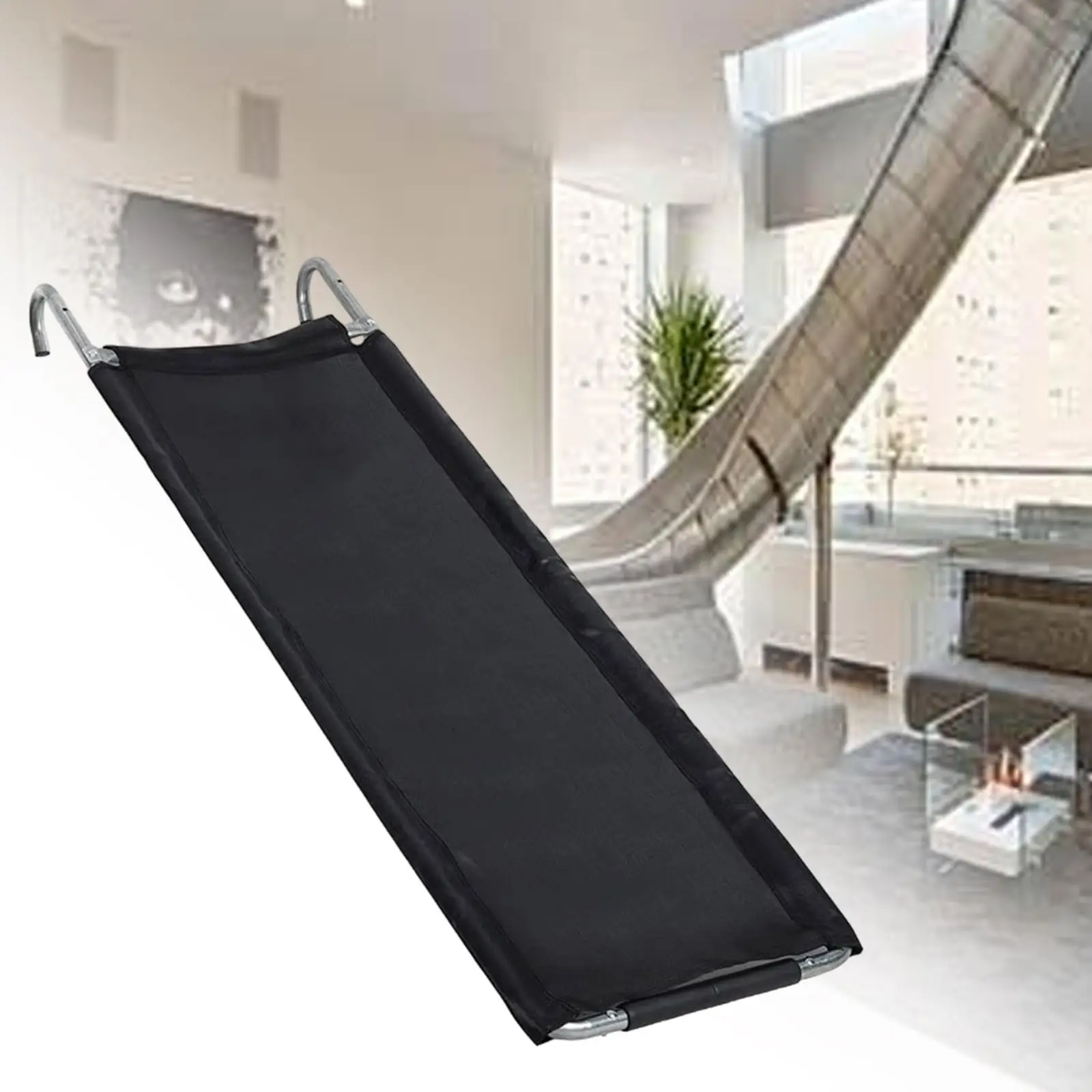 Trampoline Slide Ladder Wide Step Ladder widening Steps Easy to Install Kids Slide for Slide Down Climb up Tube Tubing Indoor