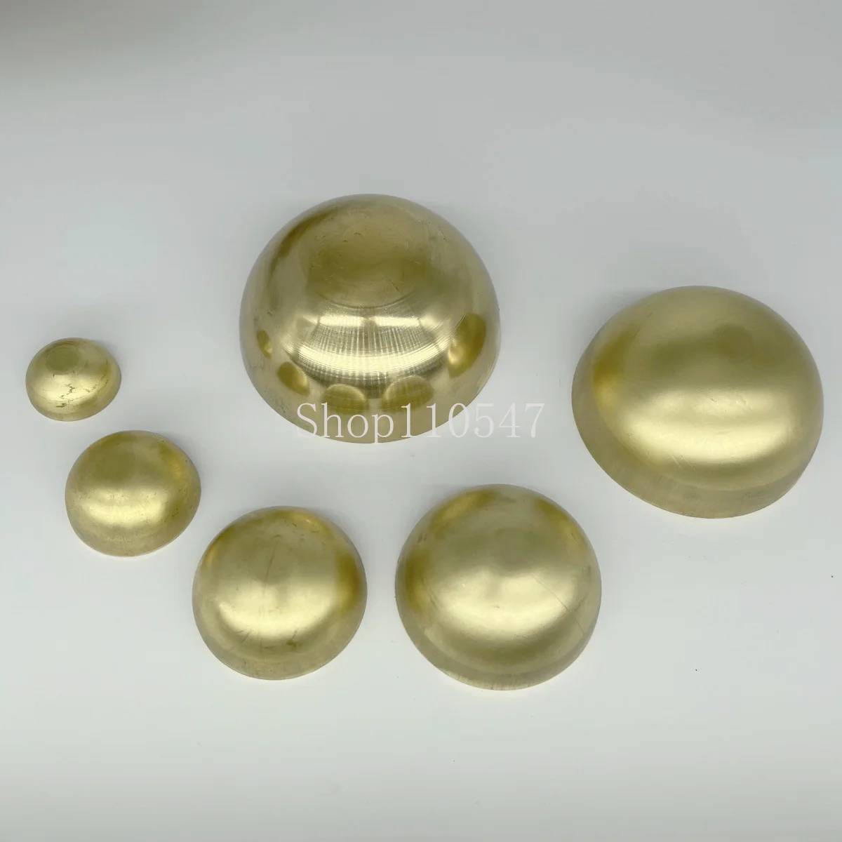 1pcs Hollow Brass Hemisphere Half Sphere Diameter 30 40 60 70mm Thickness 11.21.52mm for Decoration