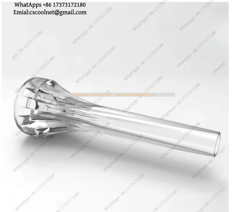 For Western Musical Instrument Plastic Small Transparent Nozzle 7C Anti-Allergic