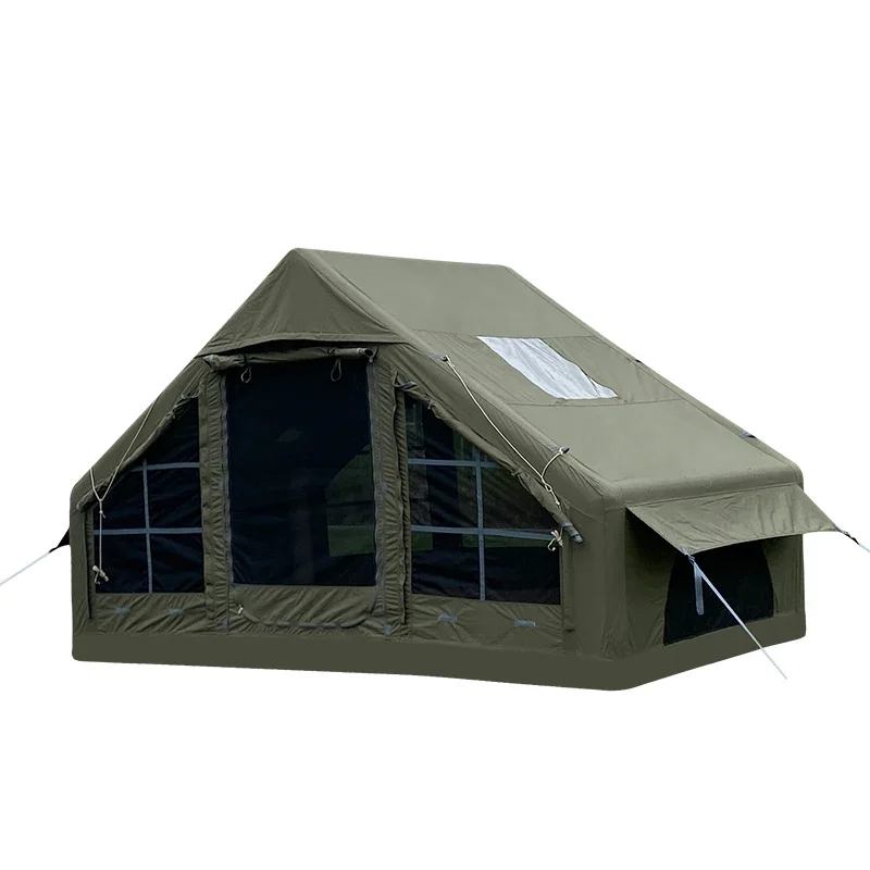Waterproof Family Glamping Tent 4 Season Luxury Large Inflatable Camping Tent