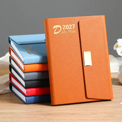 2027 Magnetic Flip Calendar - Efficient Time Management and Self-Discipline Notebook, 365-Day Time Management Calendar