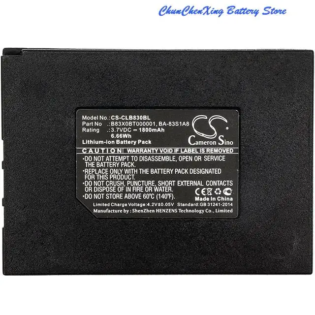 Cameron Sino  1800mAh Battery for Datalogic/Metrologic/Honeywell SP5600, SP5600 Datacollector, For CipherLAB 8300