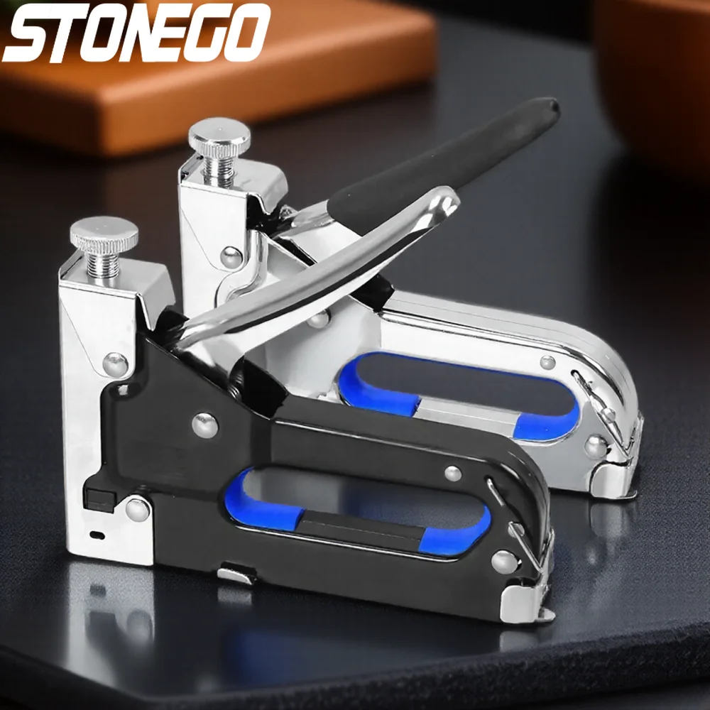 

3 in 1 Nail Gun for Woodworking Upholstery Home DIY Decorative Staple Gun Manual Tool Kit with Staples
