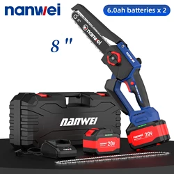 NANWEI portable electric mini sawing wood trimming 20V electric saw electric saw battery saw cordless saw chain saw