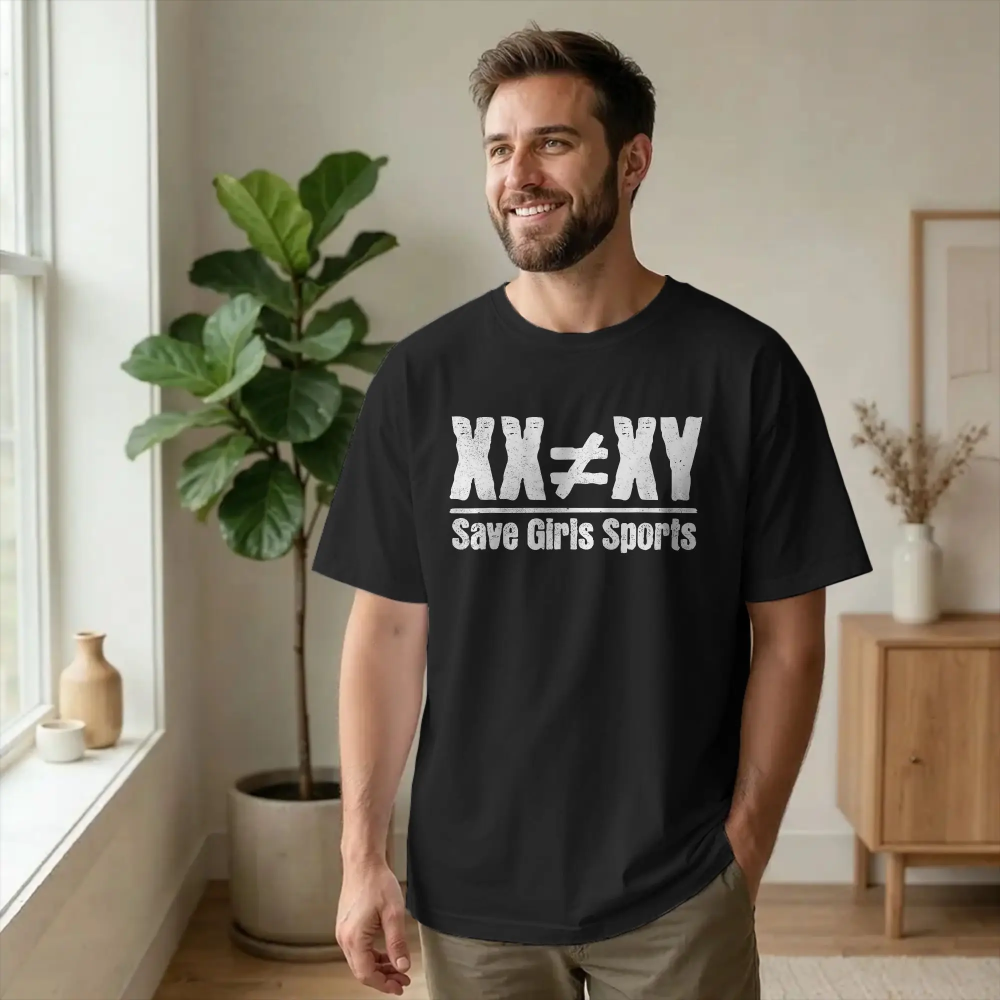 Men XX Does Not Equal XY Joke T Shirts Science Funny Cotton Clothing Awesome Short Sleeve Round Collar Tee Plus Size T-Shirt