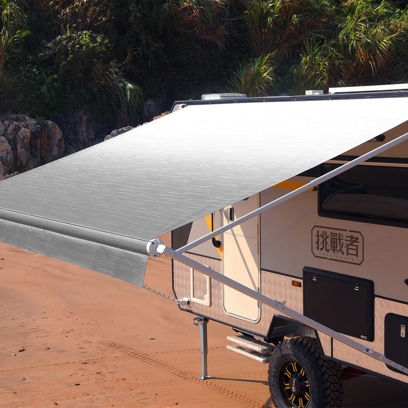 

Awnlux Multi Layers High Quality Vinyl Fabric Replacement Caravan RV Part Accessories 100% Waterproof and UV Resistance