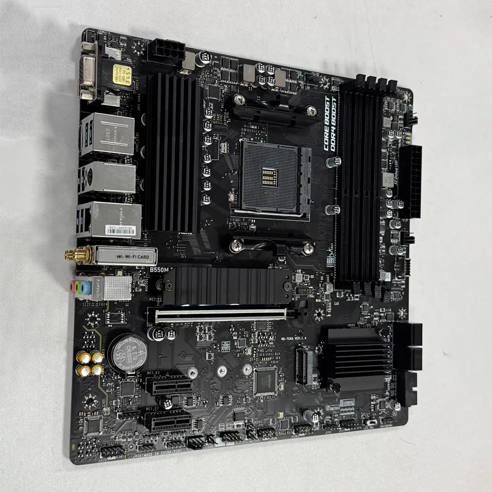 Desktop Motherboard B550M PRO-VDH WIFI Support DDR4 5900X 5950X Perfect Test Good Quality