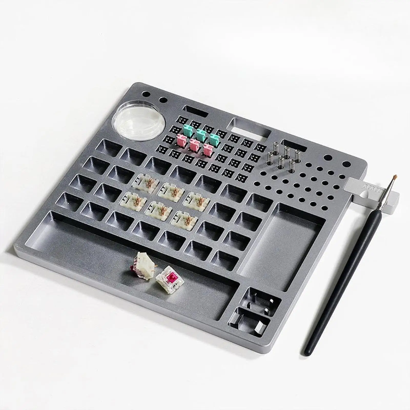 

Станция открывания переключателей, инструмент «сделай сам», износостойкая клавиатура, платформа для смазки переключателей