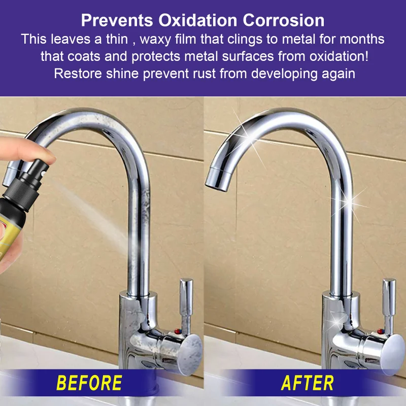 30/100ML Multifunctional Rust Remover Surface Polisher Rust Remover Car Maintenance Household Cleaning Tools Rust Inhibitor