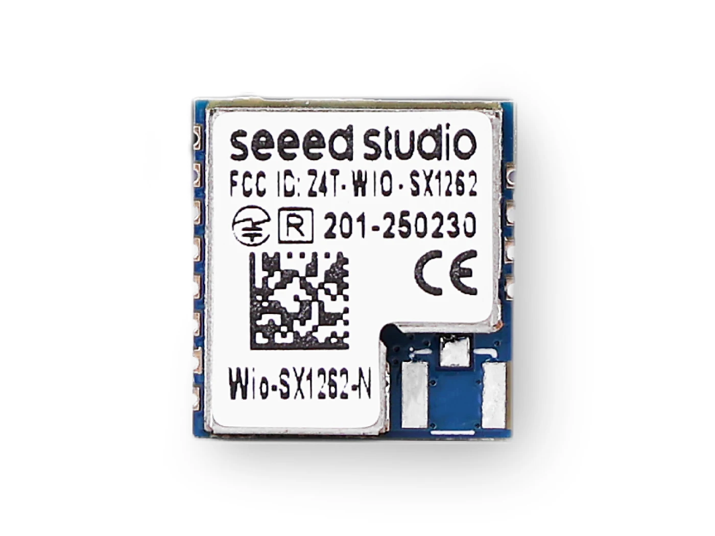 

Wio-SX1262 LoRa Wireless Module without IPEX 868MHz 915MHz (Tape Reel SMT-packaged RF pins) SX1262 LoRaWAN 868-915MHz