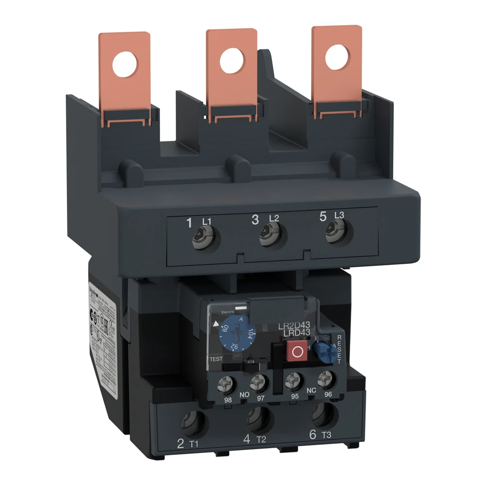 

LRD4365 80-104A 1NO+1NC LR-D4365 Lug clamps Differential Thermal overload relays