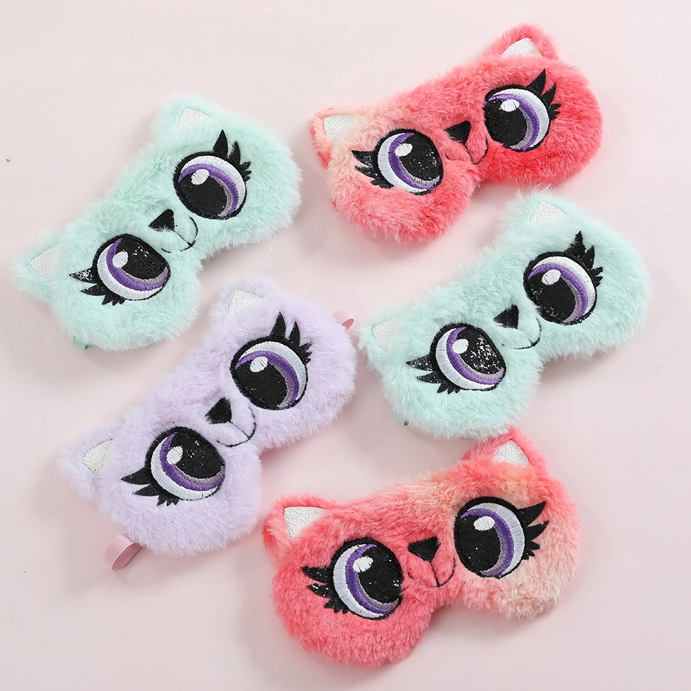 

Cute Cartoon Plush Owl Sleeping Eye Mask Night Dream Eye Patches Soft Lightproof Sleep Eye Covers for Girls Boys to Sleep Well