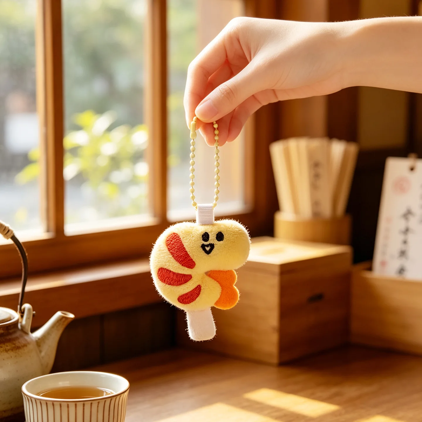 Kawaii Hot Pot Meatballs Plush Keychain Soft Stuffed Mushrooms Radish Corn Pendant Keyring Bag Car Food Toy Gifts for Friends