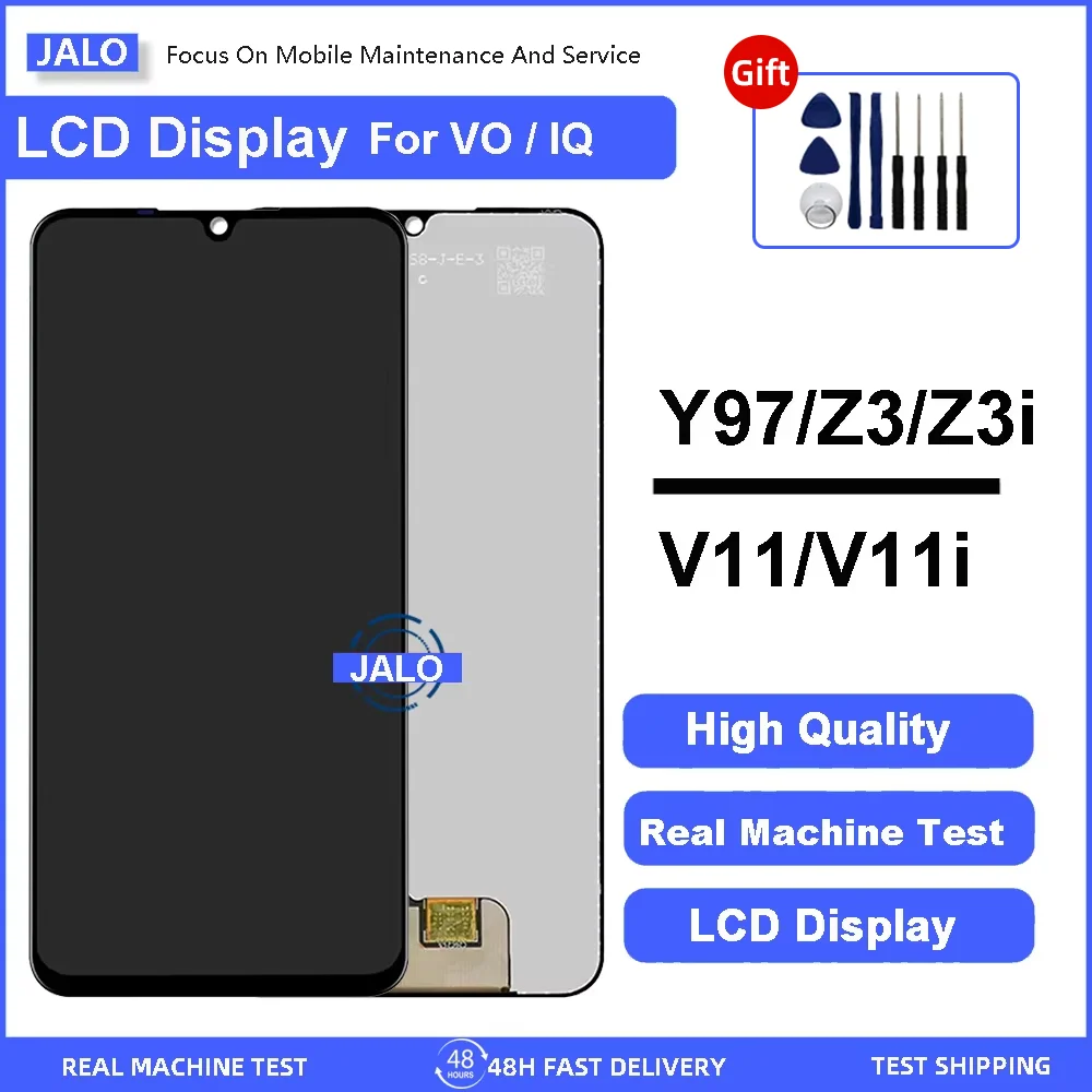 

JALO LCD Screen Assembly Display for VIVO Y93 Y91 Y95 Y97 iQoo Z3 Z3i V11 U1 V11i LCD Display Touch Screen LCD Panel Replacement