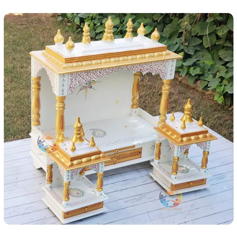 

Handmade Wooden Temple Home Decor Carving Prayer Furniture
