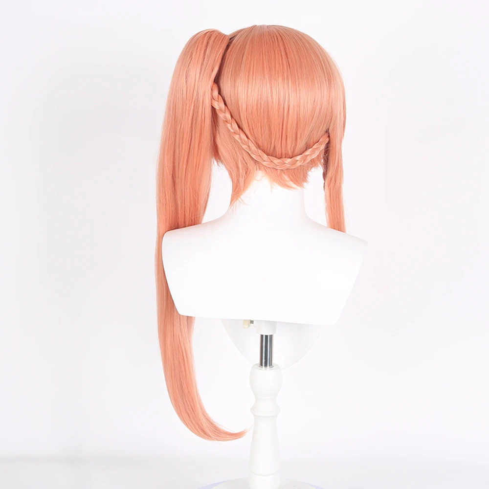 RANYU Honkai Star Rail Guinaifen Wig Synthetic Long Orange Straight Game Cosplay Hair Heat Resistant Wig for Party