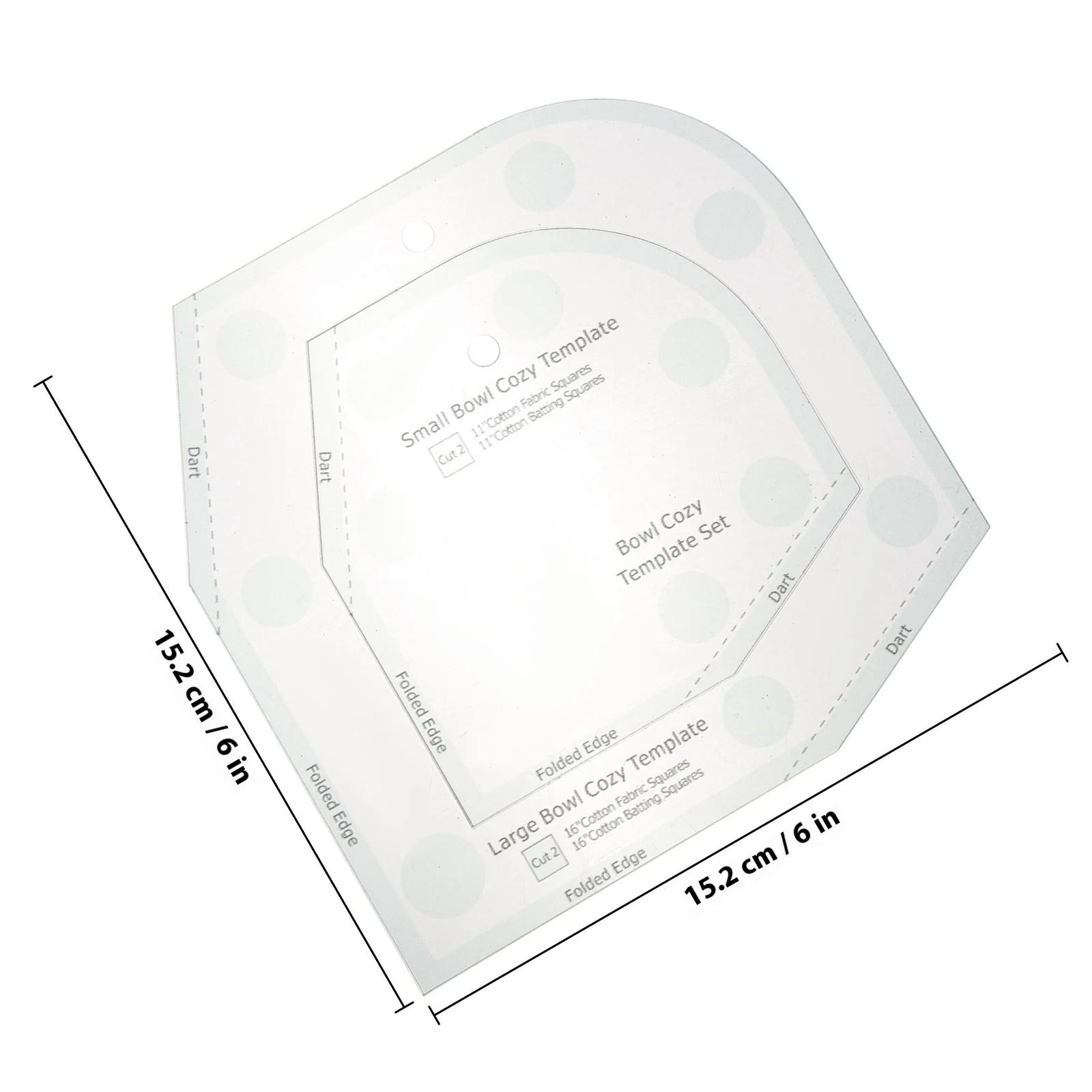 Рисунок 5 - Шаблон для шитья с чашей