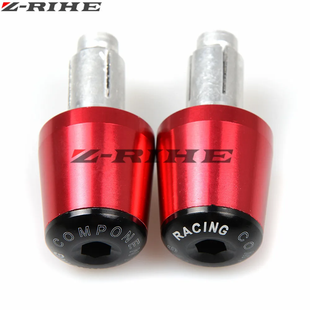 

7/8" 22mm Motorcycle Handle Bar End Grips Handlebar Ends Cover For Suzuki GSX-R GSXR 600 750 1000 K1 K2 K3 K4 K5 K6 K7 all year